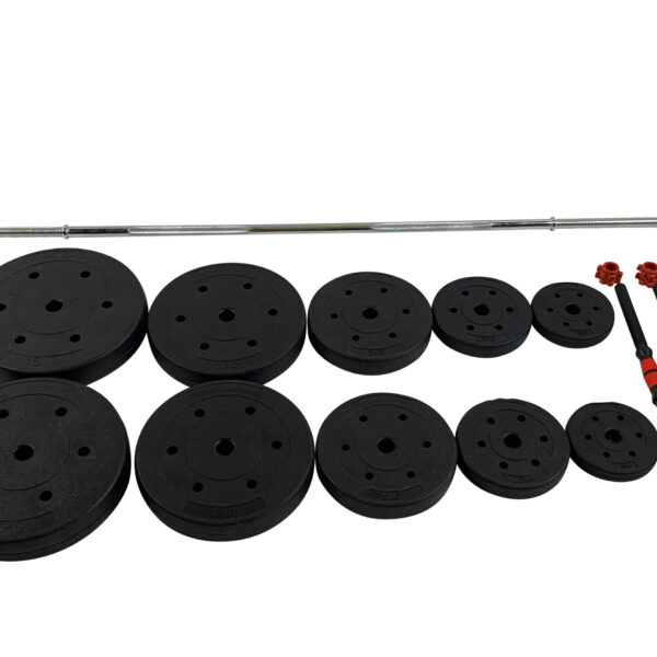 Alternative view of Træningsudstyrssæt Deluxe 110 KG