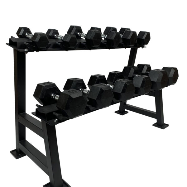 Hexa Håndvægte m. rack (2,5-30 KG) - Image 4