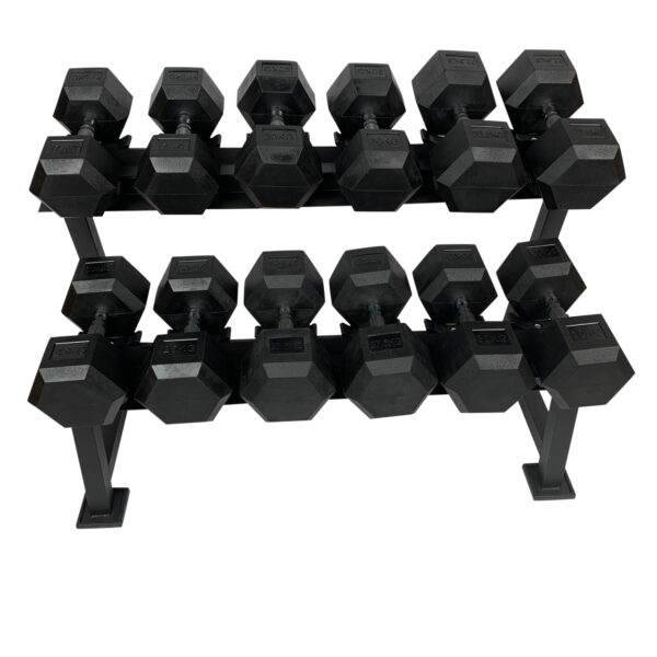 Hexa Håndvægte m. rack (2,5-30 KG) - Image 3